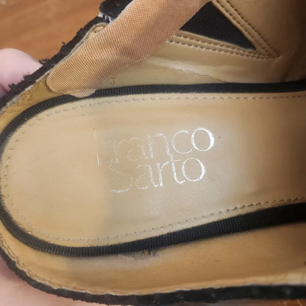 Franco Sarto Galleon Suede Mules Size 9.5